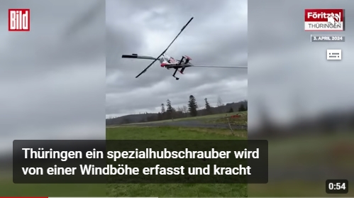 Balzner Heli strzt in Deutschland ab.