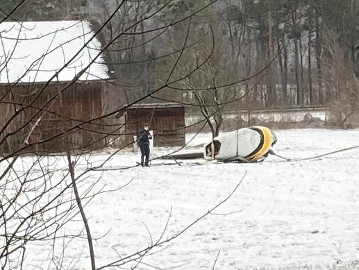 Valair Helikopterabsturz in Sevelen/SG